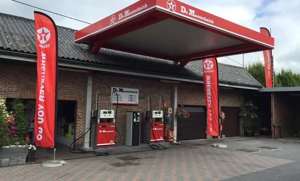 Tankstation in de buurt Heusden (Destelbergen), Oost-Vlaanderen